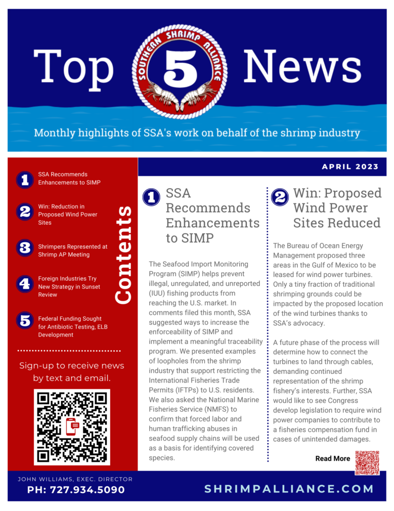 Front of Printed April Newsletter - see below for text